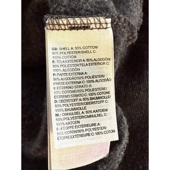 The North Face Women’s Fleece Hoodie L – Gray with Pink Logo - Picture 8 of 8